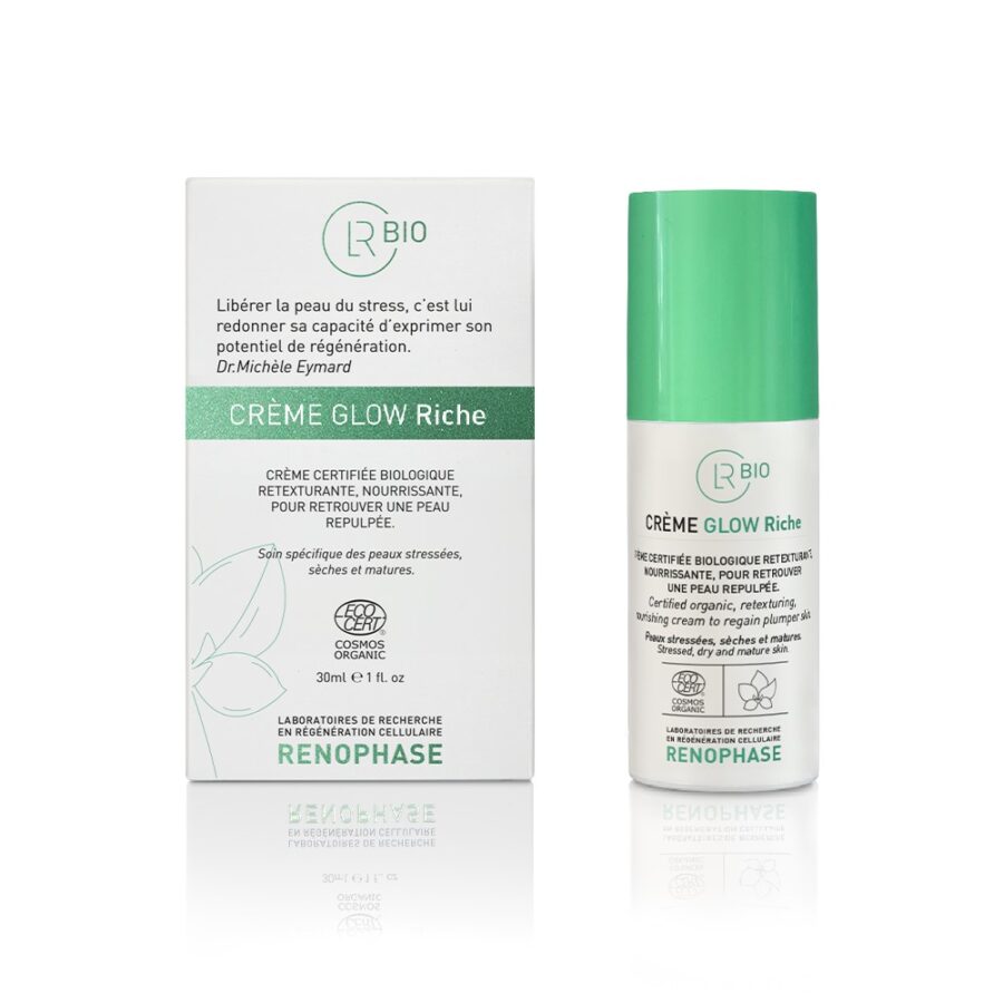 Cremeglow Riche-Peaux Sèches-Cosmos Organic Kremas (30 ml)